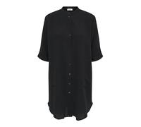 JDY Damen Long Musselin-Bluse JDYTheis Life 3/4-Ärmel Longshirt Oversized 15204625 Black 34