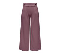 JdY Damen Marlene Hose Weit Geschnitten Schlupf Stoffhose GEGGO New Long Culotte Flare Pants, Farben:Braun-3, Größe:L / 30L
