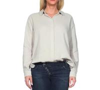 JDY Damen Musselin-Bluse JDYTheis Langarm Loose Shirt 15271018 Silver Lining S