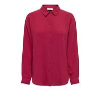 JDY Damen Musselin-Bluse JDYTheis Langarm Loose Shirt 15271018 Ski Patrol XL