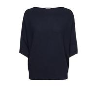 JdY Damen Pullover Feinstrick Sweatshirt Jumper Fledermausärmel Knitted JDYNEW Behave BATSLEEVE Sweater, Farben:Dunkelblau, Größe:M