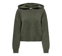 JDY Damen Pullover JDYRUE Life L/S Short Hood PUL KNT NOOS (DE/NL/SE/PL, Alphanumerisch, XL, Regular, Regular, Kalamata)