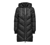 JDY Damen Steppjacke JDYSkylar Padded gesteppter Parka mit Kapuze 15207784 Black/Black S
