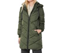 JDY Damen Steppjacke JDYSkylar Padded gesteppter Parka mit Kapuze 15207784 Forest Night/Black XL