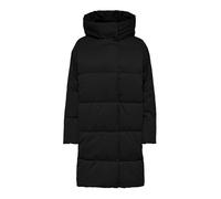 JDY Damen Steppmantel Wattierte Puffer Winter Jacke mit Kapuze Warm Gefüttert JDYMUSTANG, Farben:Schwarz, Größe:S