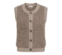 JDY Damen Strick-Weste gestrickte Damenweste Pullunder mit Knopfleiste JDYEira Life Button Vest