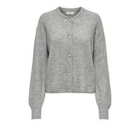 JDY - JDYLUMI LIFE L/S BUTTON CARDIGA KNT NOOS medium grey melange - Gr. - XS