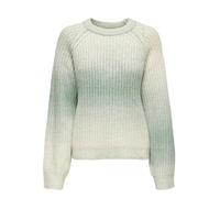 JDY Damen Strickpullover JDYEliza Raglan gestrickter Pullover mit Farbverlauf 15335464 Iceberg Green CD Space Dye L