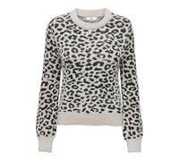 JdY Damen Strickpullover Weich Warm Rundhals Langarm Regular Fit Bequem, Farben:Schwarz, Größe:XL