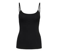 JDY Damen Top JDYAVA Singlet JRS NOOS, Black, L