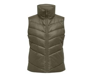 JDY Damen Weste JDYFIONA LIFE SHORT WAISTCOAT OTW YFM (DE/NL/SE/PL, Alphanumerisch, L, Regular, Regular, ivy green)