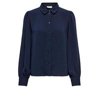 JDY Divya Damenhemd, Marineblau, Schwarz , M