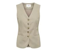 JDY DY Damen Weste Anzugsweste Büro Business Damenweste einreihig JDYRiver 15354010 Weathered Teak XXL