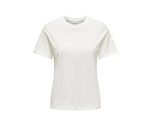 JdY Einfarbiges Stretch T-Shirt 2-er Pack Basic Rundhals Top Baumwolle Oberteil Set VMPAULA