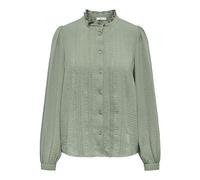 JdY Ellis L/S Lace Shirt WVN Noos, Sea Spray, 6