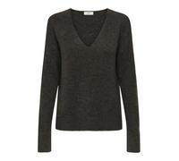 JDY Female Strickpullover V-Ausschnitt (DE/NL/SE/PL, Alphanumerisch, M, Regular, Regular, Chocolate Torte)