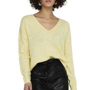 JDY Gelber Damen-Pullover Elanora, gelb, XXL