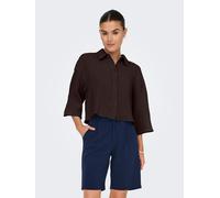 JDY Hemd in Braun - Größe L | Damen Blusen