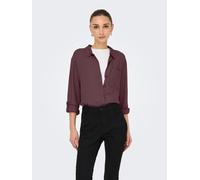 JDY - JDYCAYA LINEN LOOSE L/S SHIRT WVN NOOS Huckleberry - Gr. - M