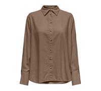 JDY Hemd in Hellbraun - Größe XS | Damen Blusen