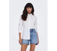 JDY Damen Bluse weiß, Größe 40, 3839016 Weiß L