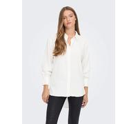 JDY Hemd "Kenta" in Weiß - Größe M | Damen Blusen