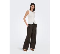 JDY Hose "Leslie" in Braun - Größe XL/L32 | Damenhosen