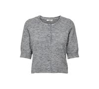 JDY - JDYALVA LIFE 2/4 EMBEL CARDIGAN KNT NOOS Medium Grey Melange - Gr. - S