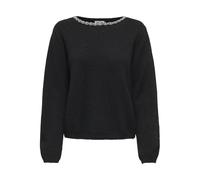 JDY - JDYALVA LIFE L/S EMBELLISH PULLOVER KNT Black - Gr. - L