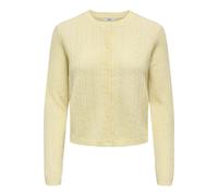 JDY - JDYAPRIL LIFE L/S O-NECK CARDIGAN KNT pastel yellow - Gr. - M