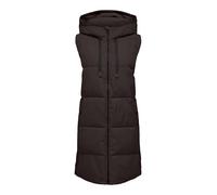 JDY - JDYBLAIR LONG HOOD WAISTCOAT OTW NOOS Chocolate Torte - Gr. - S