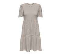 JdY Jdycarla Cathinka S/S Dress JRS Noos Abito da Donna, Chateau Gray., L