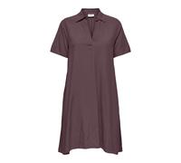 JDY - JDYCAYA LINEN S/S DRESS WVN NOOS Huckleberry - Gr. - XS