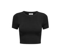 JDY - JDYCIRKELINE S/S CROP TOP KNT NOOS black - Gr. - L