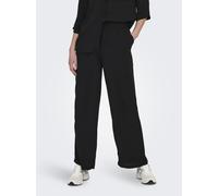 JdY Damen Jdydivya Life Hw Wide Pants WVN Noos Hose, Schwarz, L / 32L EU