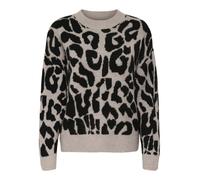 JDY - JDYELANOR LEO L/S ON PULLOVER KNT beige - Gr. - L