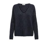 JdY Damen JDYELANORA L/S V-Neck PULLO. KNT NOOS Strickpullover, Night Sky/Detail:Melange, XL