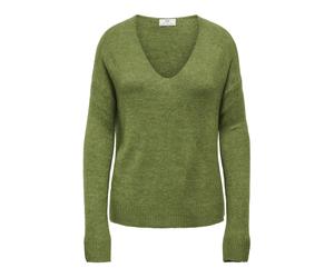 JDY - JDYELANORA L/S V-NECK PULLO. KNT NOOS Cedar Green - Gr. - XL