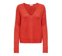 JDY - JDYELANORA L/S V-NECK PULLO. KNT NOOS Orange.com - Gr. - L