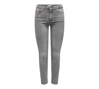 JDY - JDYFINA MW SKINNY ANKLE JNS LT GREY DNM light grey denim - Gr. - XS/34