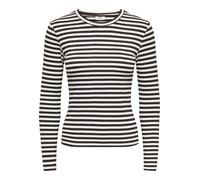JDY - JDYFRANSISKA L/S STRIPE O-NECK TOP JRS Cloud Dancer - Gr. - L