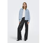 JDY - JDYJULLE L/S FAKE SUEDE SHIRT JRS NOOS Cashmere Blue - Gr. - L
