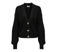 JDY - JDYJUSTY L/S SHORT CARDIGAN KNT NOOS black - Gr. - XL