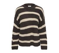 JDY - JDYJUSTY L/S STRIPE PULLOVER KNT NOOS Chocolate Torte - Gr. - M