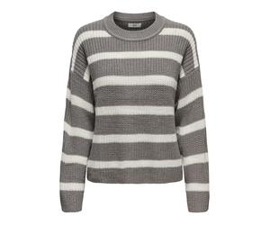 JDY - JDYJUSTY L/S STRIPE PULLOVER KNT NOOS December Sky - Gr. - L