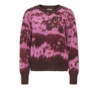 JDY - JDYLESLIE L/S O-NECK JACQ. PULLOVER KNT Decadent Chocolate - Gr. - S