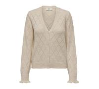 JDY - JDYLETTY L/S V-NECK STRUC CARDI KNT NOOS whitecap gray - Gr. - S