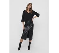 JDY - JDYLION LIFE CAPOTE 3/4 SHIRT WVN NOOS Black - Gr. - 38