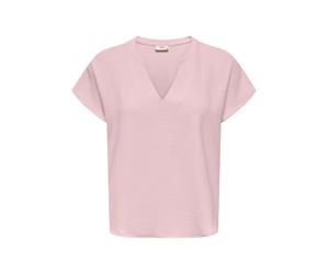 JDY - JDYLION LIFE S/S TOP WVN NOOS Chalk Pink - Gr. - 34
