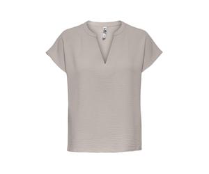 JDY - JDYLION LIFE S/S TOP WVN NOOS chateau gray - Gr. - 34